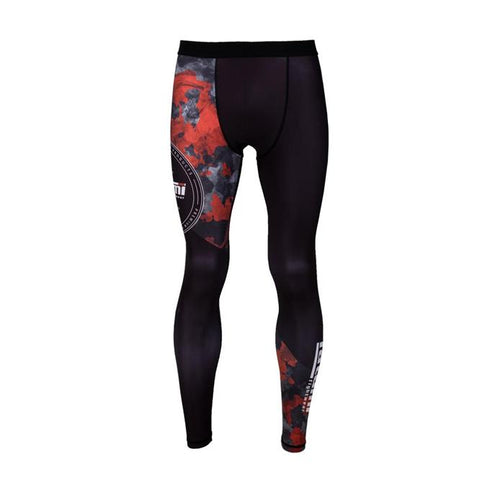 Tatami Renegade Red Camo Grappling Tights-1